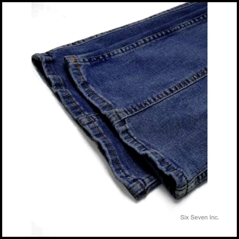Mid Rise Bootcut Jeans Stretchy Denim Retro Flare Y2K Trendy Butt Lifting - Picture 5 of 5